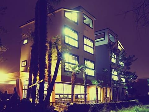Front of property - evening/night