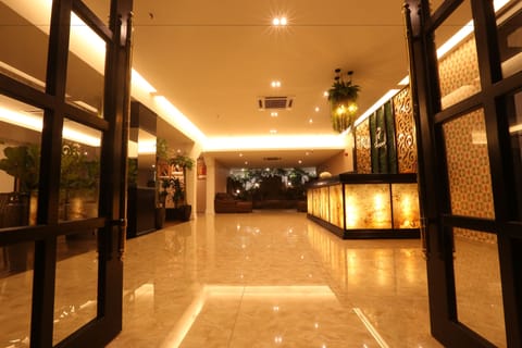 Interior entrance