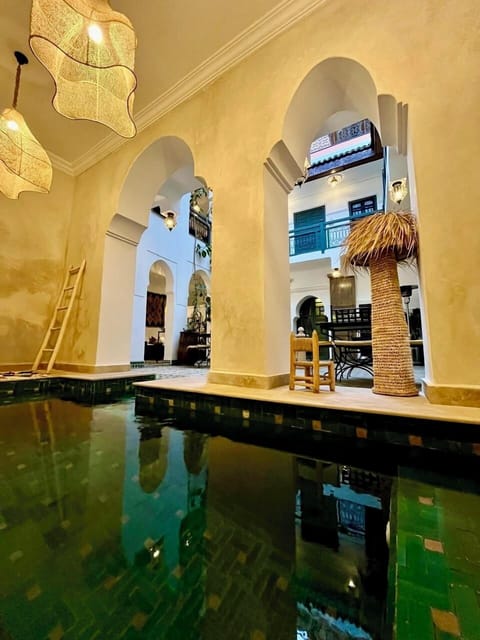 Indoor pool, open 11:00 AM to 7:00 PM, sun loungers