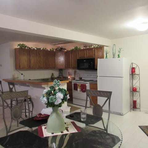 terrace level secondary kitchen offering a fridge w/ icemaker & much more 