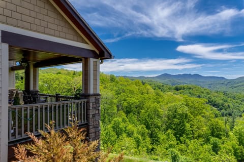 Ariel view from the side of the patio/balcony
