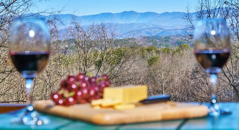View from back Deck on a clear January afternoon