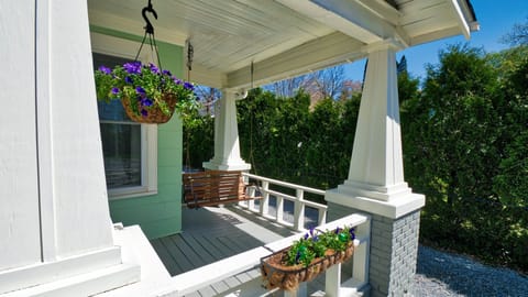 Charming porch swing