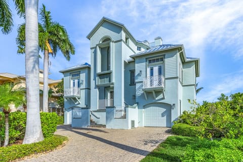 front of home overlooking preserve