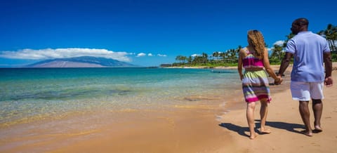 Take a morning stroll along the beach, just steps away from the condo!