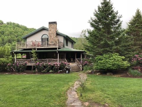 Upper deck , and wrap around porch