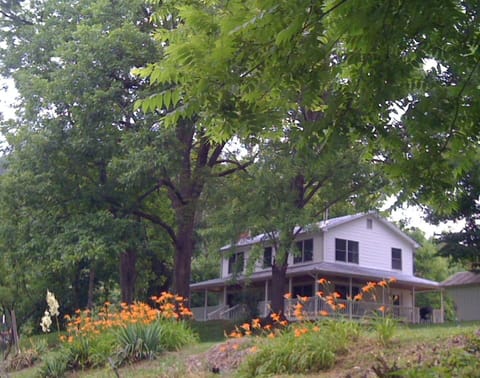 Farmhouse view from River