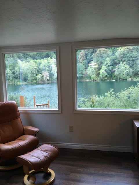 view of river from game room!