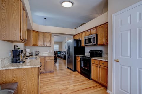 Kitchen
Ample cabinets, pantry, full of whatever you might need.  See notes.