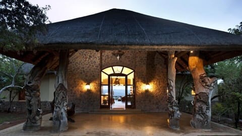 Front of property - evening/night