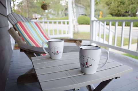Enjoy your morning coffee on the porch