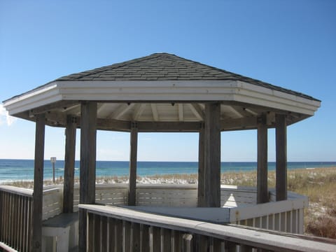 Gazebo and Private Beach