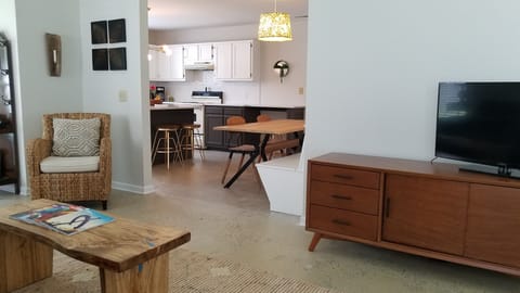 Living Room looking into Kitcehn