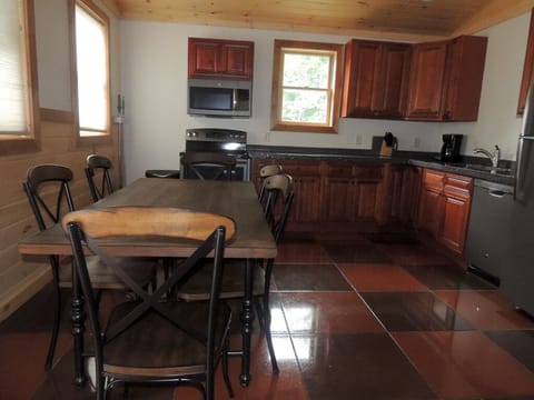 Dining table seats 6