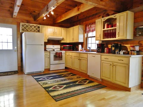Fully stocked kitchen