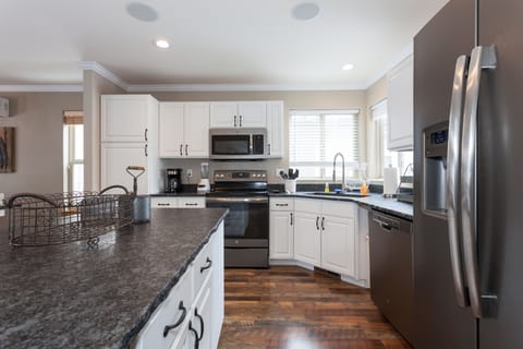 Fully stocked kitchen ready for big groups