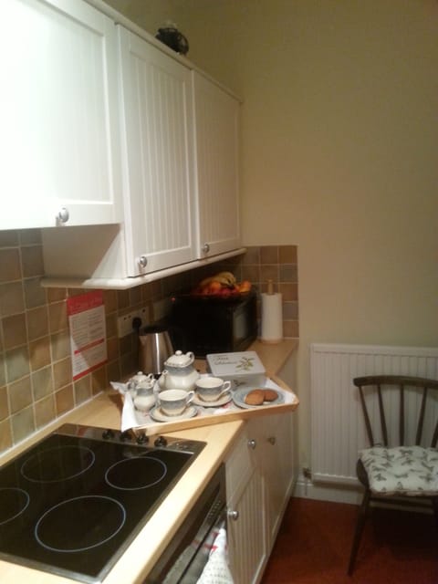 A welcome tray awaits you on arrival with a selection of beverages