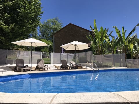 The salt water pool