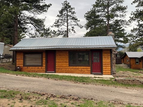 Two adorable cabins for the price of one. Second cabin in background on right.