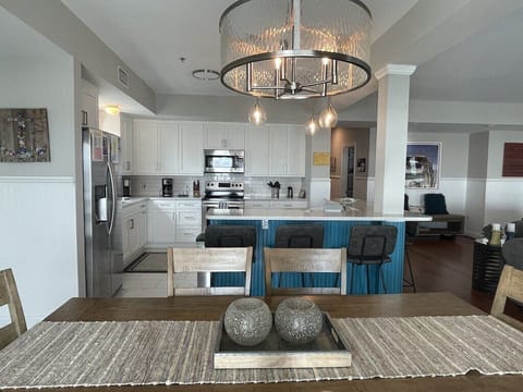Kitchen and dining area Oceanview 302, Isle of Palms, SC | IOP Escapes