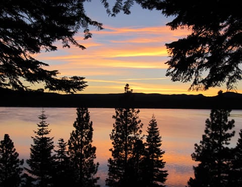 A Beautiful Sunset on Lake Almanor.  