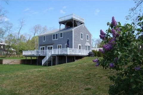 side view of house an deck 