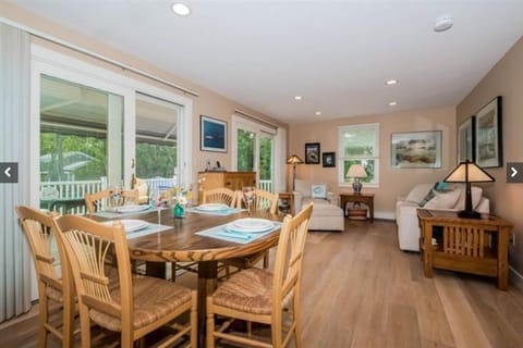 kitchen and living room