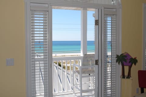 View outside the family room.