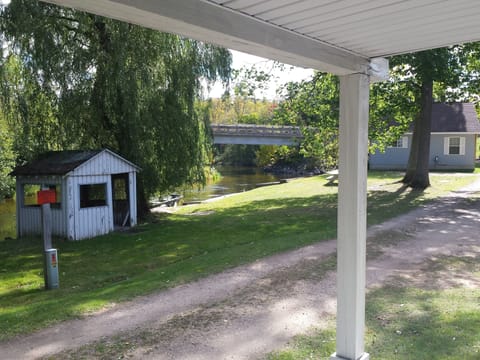 View from porch looking east