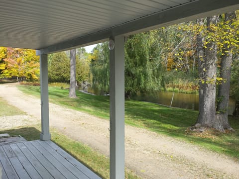 View from porch looking west