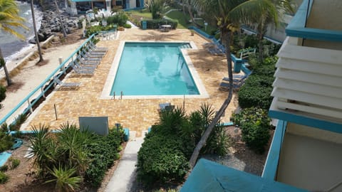 View from Balcony of Oceanfront Pool