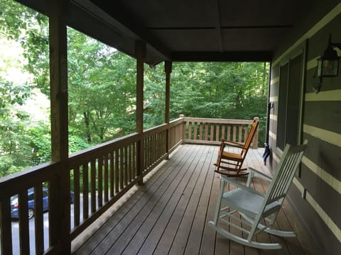 listen to the wind in the trees, the bird song or rock your cares away