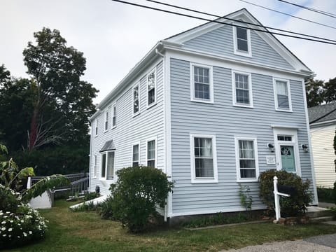 Built in 1839, the home is located within the Mystic Bridge Historical District