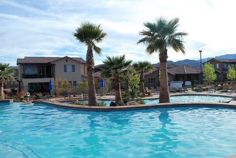 Enjoy multiple pools and hot tub at The Gathering Place