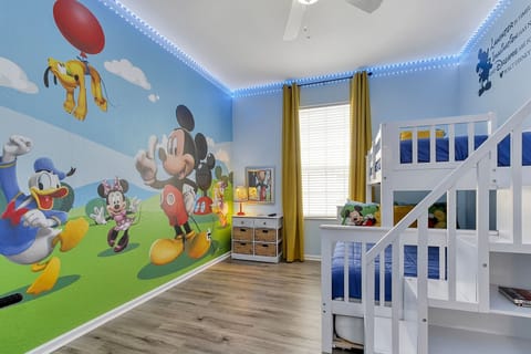 Mickey-mouse themed room