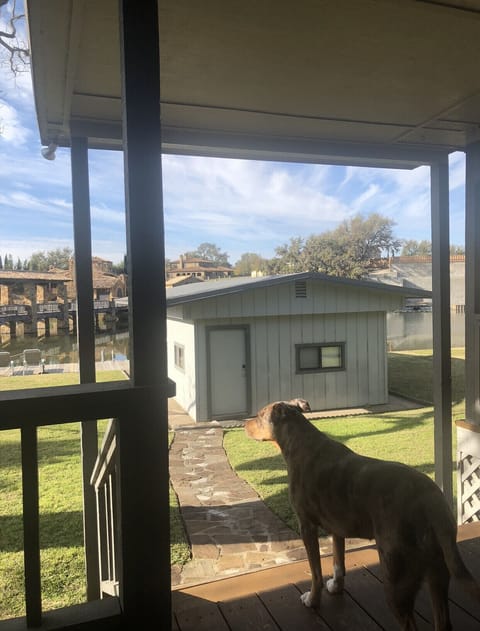 Step out on the deck and you will see the water along with our third bedroom