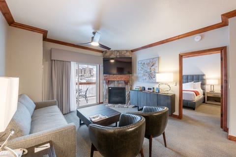 Living room with queen size sofa sleeper