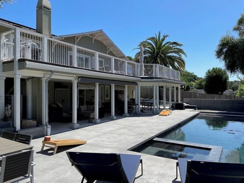 Pool and back of house.