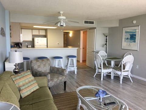 Living room and Full Kitchen