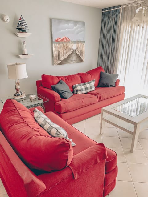 Living room with sleeper sofa
