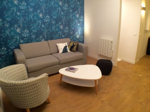 Living room with Sofa bed (double bed)