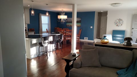 View of open living area