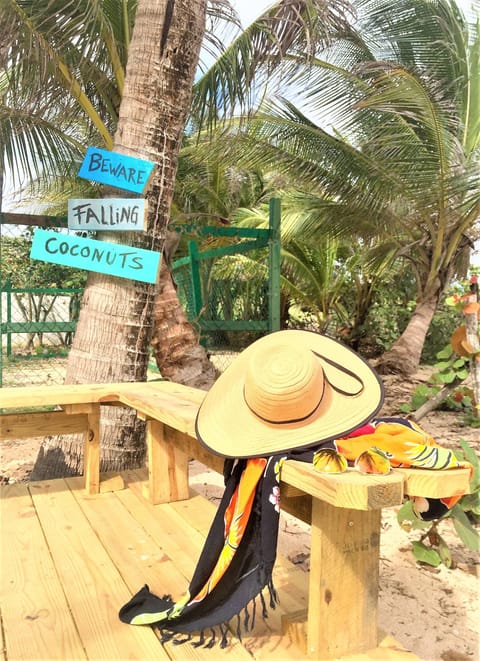 Private deck awaits you leading to a secluded beach