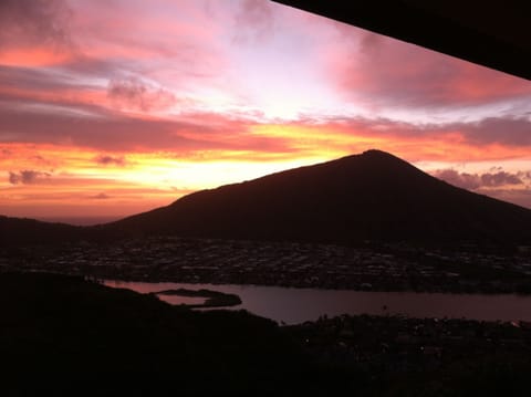 Our sunrise view!!! During summer months see the sun rising from the ocean