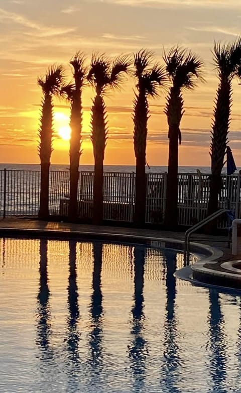 Sunset View from one of the pools