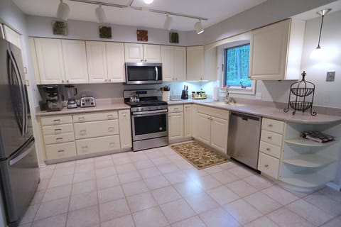 Well appointed kitchen with everything you'll need to make a feast..