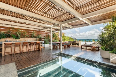 Ocean view rooftop