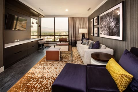 50-inch flat-screen TV with cable channels, TV