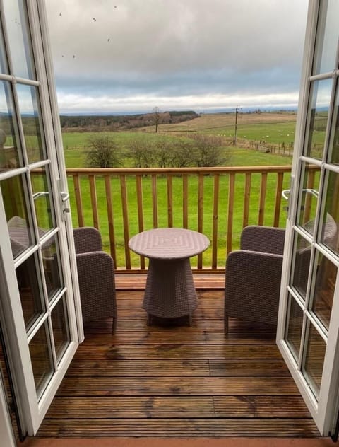 Soak up the view on the balcony