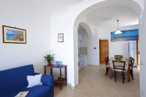 living room - kitchen